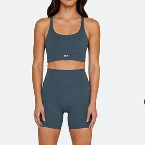 Set Active Luxeform Bike Shorts - River